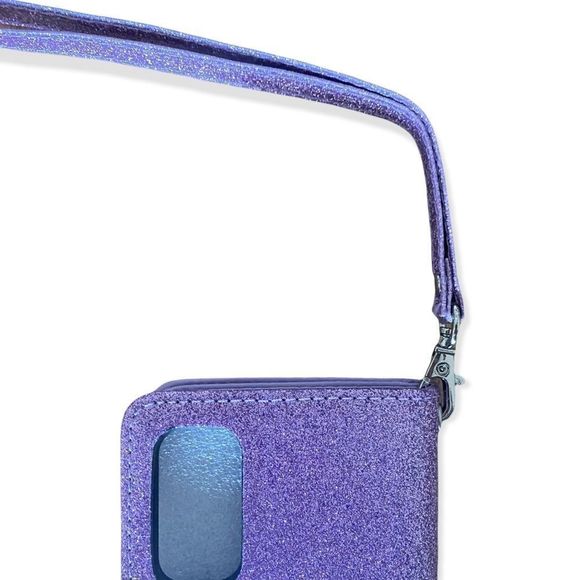 🆕 2/$10☀️ Samsung Galaxy 6.2 Purple Wallet Phone Case - Picture 6 of 11